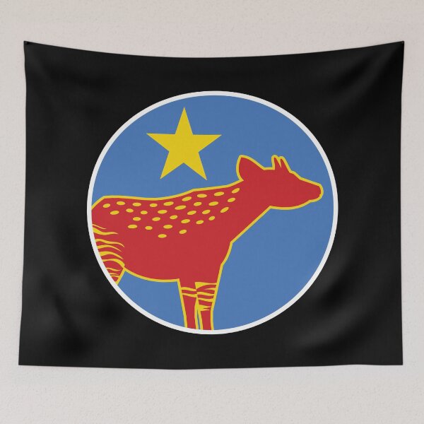 Item preview, Congo Okapi Congolese National Animal Flag designed and sold by FlagX.
