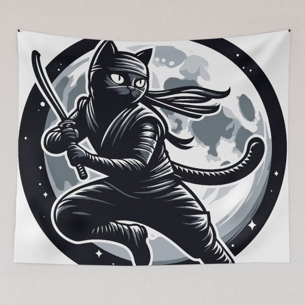 Item preview, Cat Assasin designed and sold by bihtti.