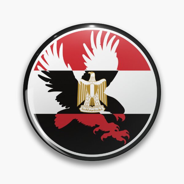 Item preview, Egypt Steppe Eagle Egyptian National Animal Flag designed and sold by FlagX.