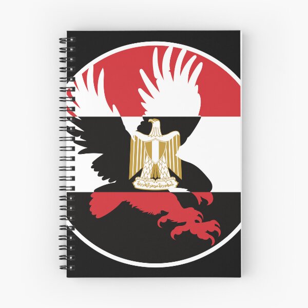 Item preview, Egypt Steppe Eagle Egyptian National Animal Flag designed and sold by FlagX.