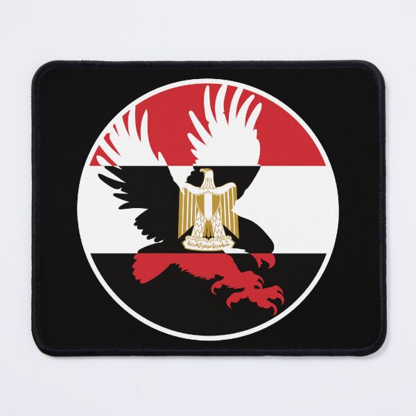 Item preview, Egypt Steppe Eagle Egyptian National Animal Flag designed and sold by FlagX.