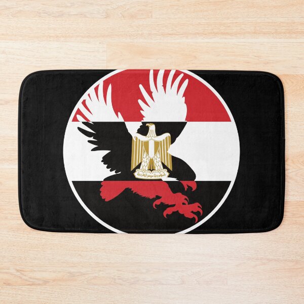 Item preview, Egypt Steppe Eagle Egyptian National Animal Flag designed and sold by FlagX.