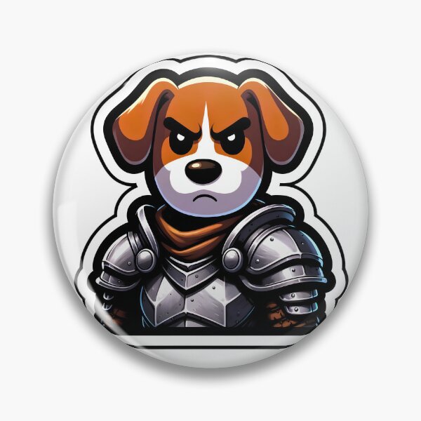 Item preview, serious warrior dog  designed and sold by VividDripCo.