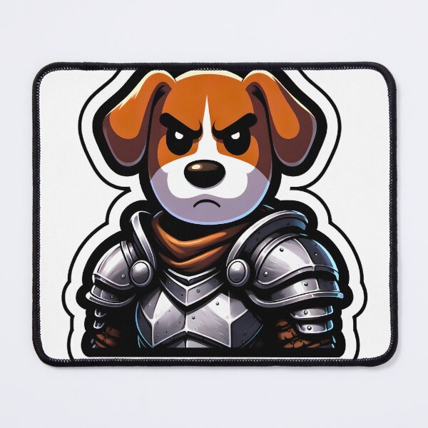 Item preview, serious warrior dog  designed and sold by VividDripCo.