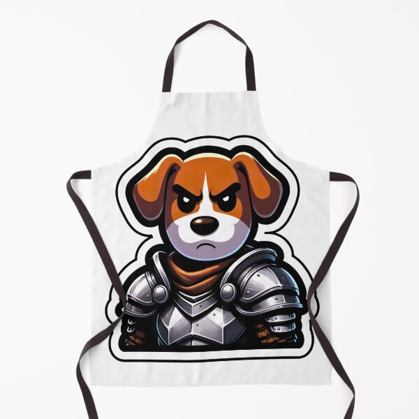 Item preview, serious warrior dog designed and sold by VividDripCo.