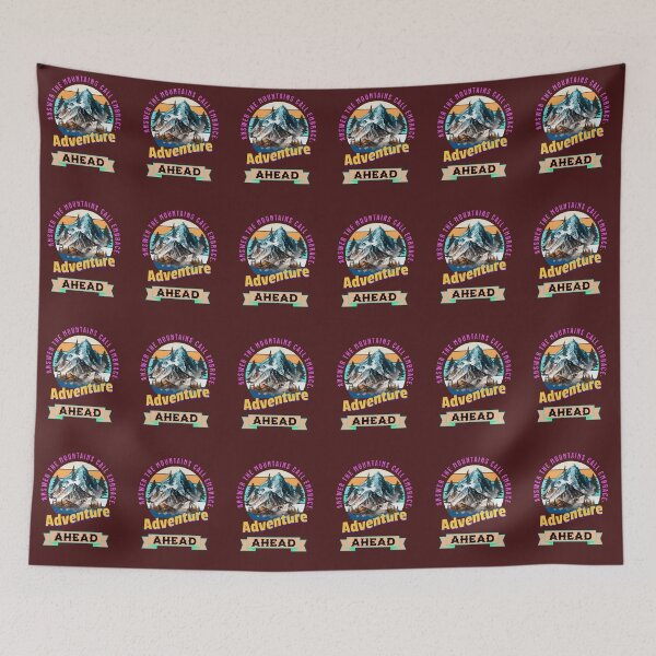 Item preview, answer the mountains call embrace adventure ahead designed and sold by jonmobo.