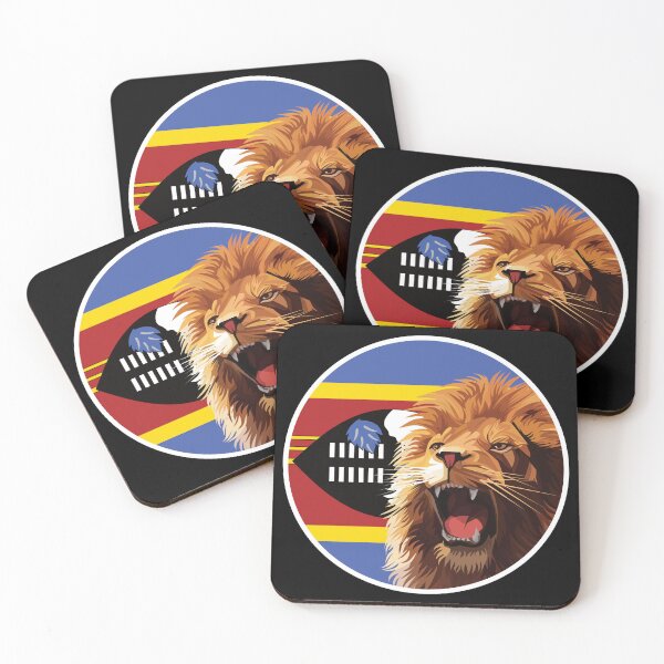 Item preview, Eswatini Lion Swazi National Animal Flag designed and sold by FlagX.