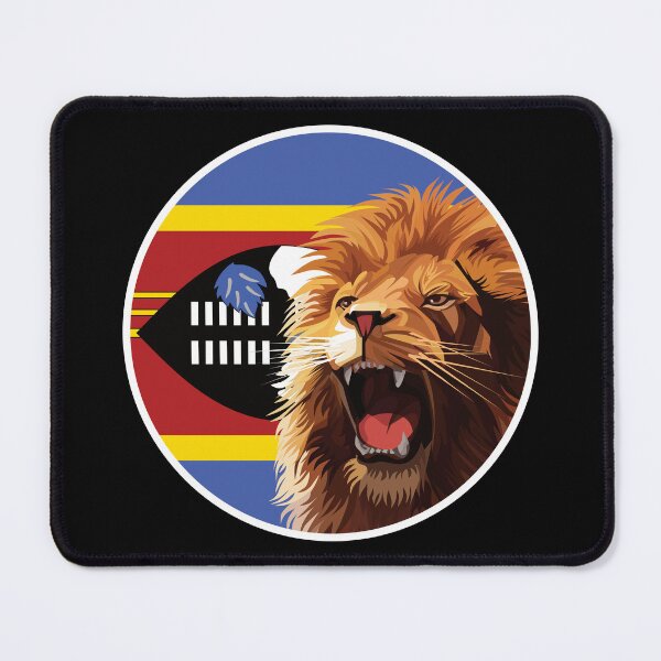 Item preview, Eswatini Lion Swazi National Animal Flag designed and sold by FlagX.