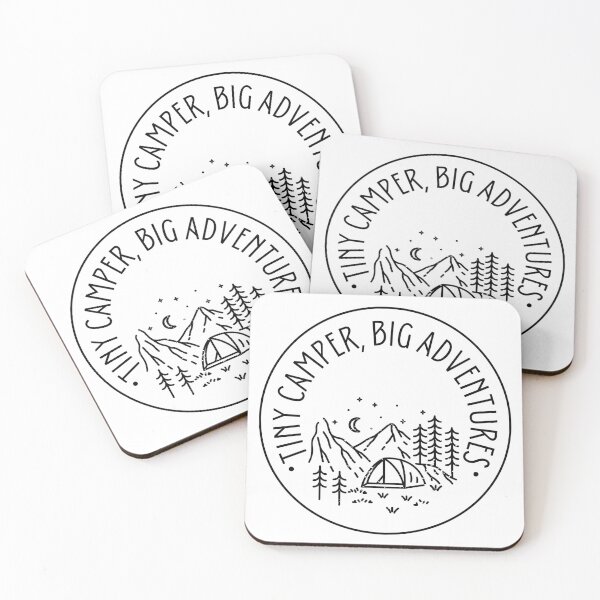 Item preview, Tiny Camper Big Adventures Design designed and sold by LittleGnomad.
