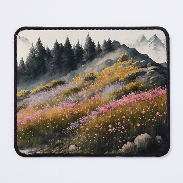 Item preview, Alpine Meadow Art Work designed and sold by ArtsyWishesShop.