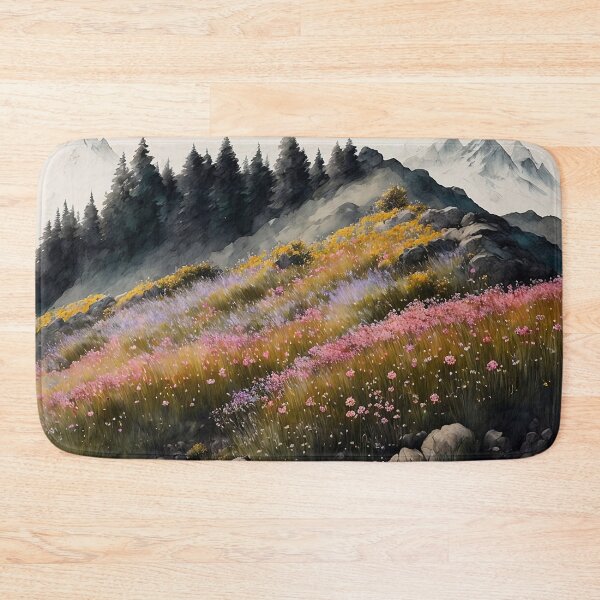 Item preview, Alpine Meadow Art Work designed and sold by ArtsyWishesShop.
