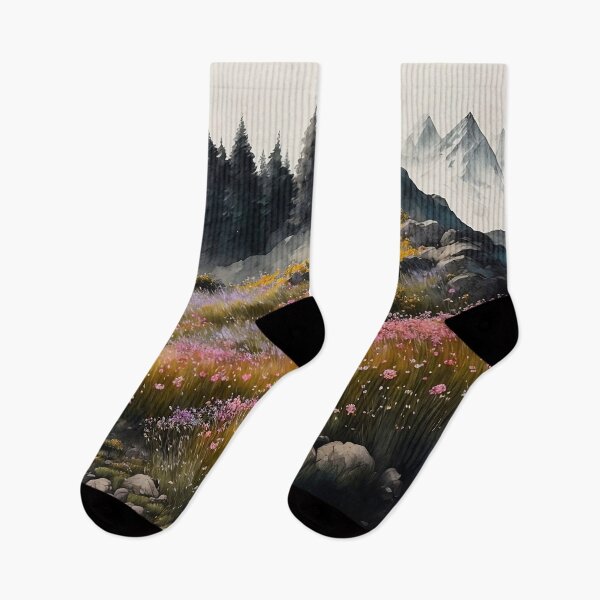 Item preview, Alpine Meadow Art Work designed and sold by ArtsyWishesShop.
