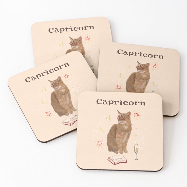 Item preview, Zodiac Cats Capricorn designed and sold by Chloe Dougherty.
