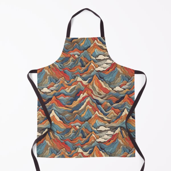 Item preview, Pattern of colorful mountains designed and sold by CreativeSparkzz.