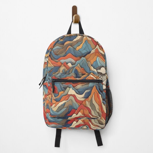 Item preview, Pattern of colorful mountains designed and sold by CreativeSparkzz.
