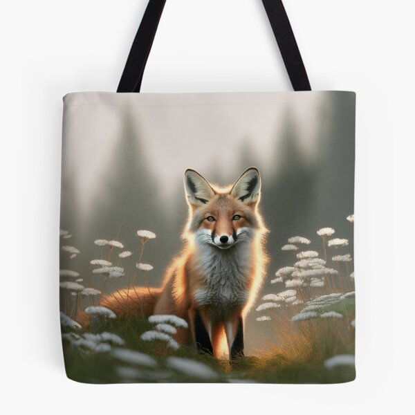 Aperçu de l'œuvre Renard en fleurs créée et vendue par Blue Horse Photo Magic.
