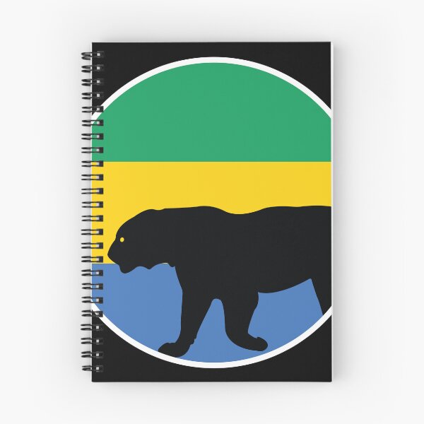 Item preview, Gabon Black Leopard Gabonese National Animal Flag designed and sold by FlagX.