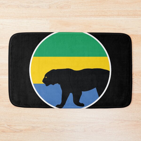 Item preview, Gabon Black Leopard Gabonese National Animal Flag designed and sold by FlagX.