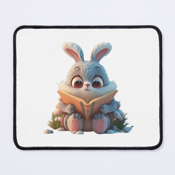 Item preview, Adorable Arctic Hare Bookworm Delight designed and sold by BestArtByArvind.