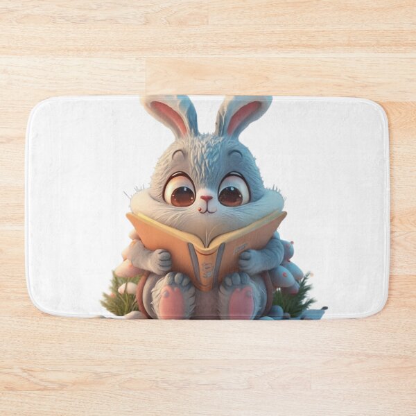 Item preview, Adorable Arctic Hare Bookworm Delight designed and sold by BestArtByArvind.