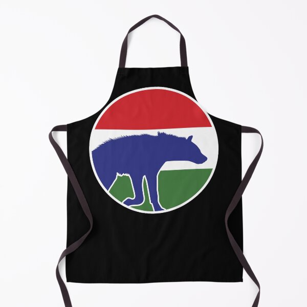 Item preview, Gambia Hyena Gambian National Animal Flag designed and sold by FlagX.