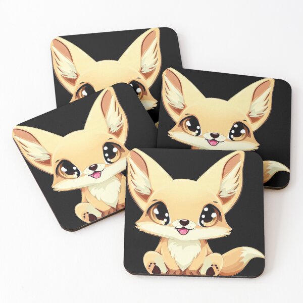 Item preview, Cute Fennec Anime Little Animal Fox Baby Animal Desert designed and sold by Cr320.