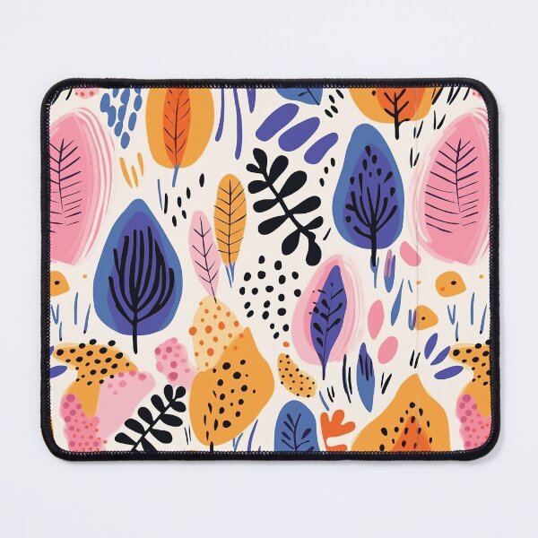 Item preview, Block-Print Colourful Forest designed and sold by Deepestblue.