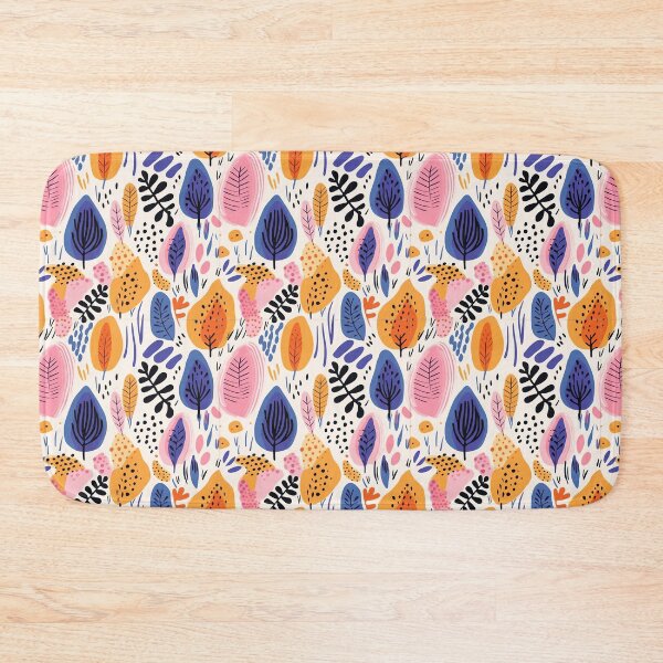 Item preview, Block-Print Colourful Forest designed and sold by Deepestblue.