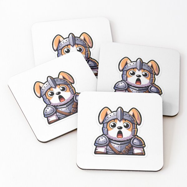 Item preview, Surprised warrior dog  designed and sold by VividDripCo.