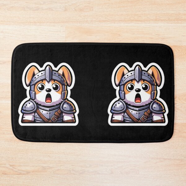 Item preview, Surprised warrior dog  designed and sold by VividDripCo.
