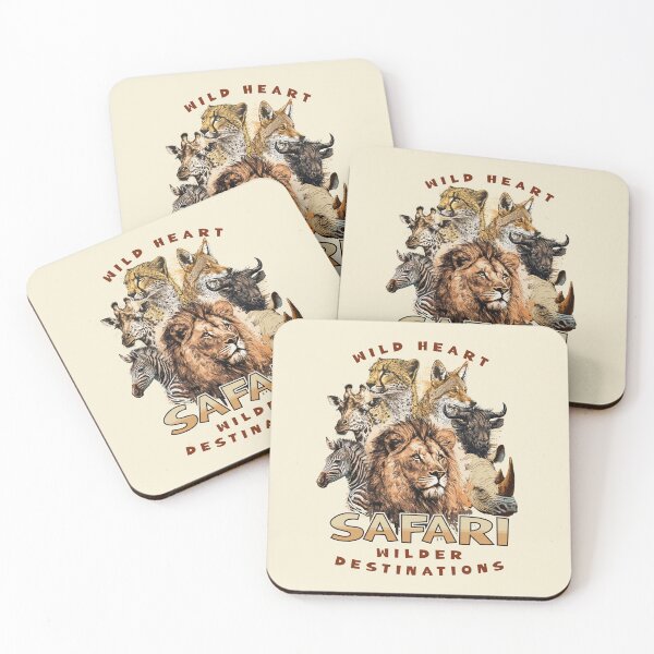 Item preview, Safari Adventure: Wild Heart, Wilder Destinations designed and sold by SerhiiArt.
