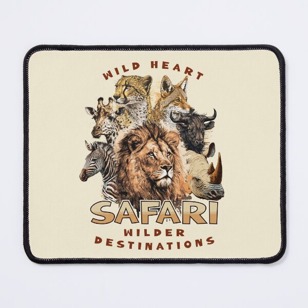 Item preview, Safari Adventure: Wild Heart, Wilder Destinations designed and sold by SerhiiArt.