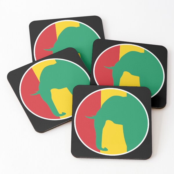 Item preview, Guinea Elephant Guinean National Animal Flag designed and sold by FlagX.