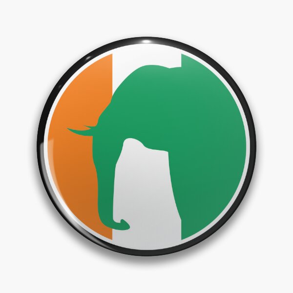 Item preview, Ivory Coast Elephant Ivorian National Animal Flag designed and sold by FlagX.