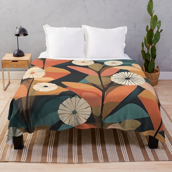 Item preview, 60s Retro Mid Century Modern Dandelion Abstract Floral Pattern designed and sold by Neeshki.