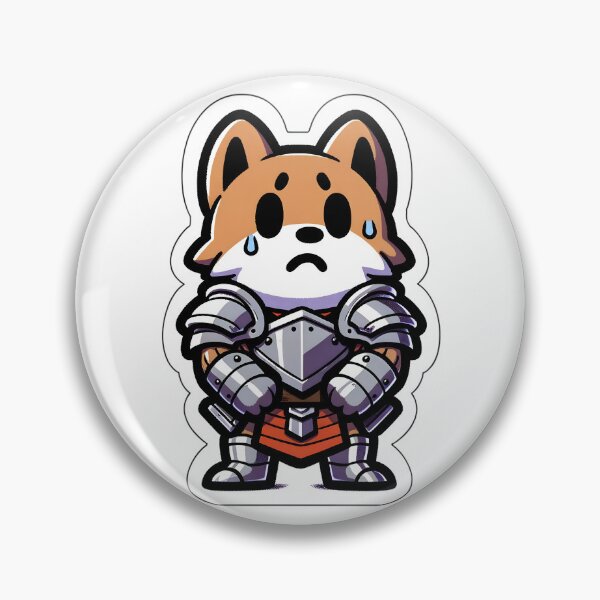 Item preview,  Anxious warrior dog  designed and sold by VividDripCo.