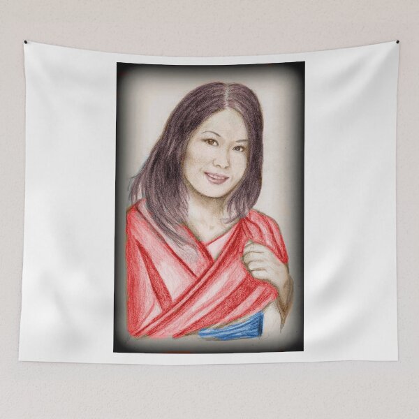 Item preview, Japanese Geisha Kimono Woman Girl Artwork Painting designed and sold by Martstore.