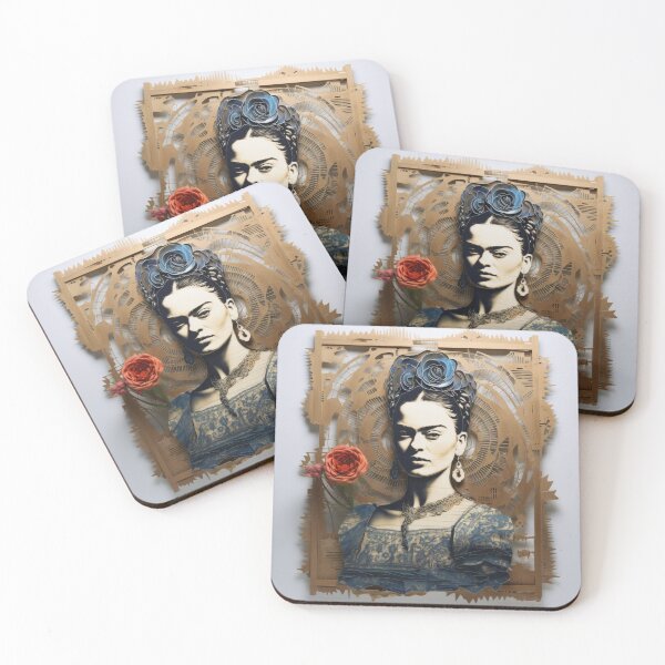 Item preview, Frida Kahlo Abstract designed and sold by AIbrushedHamlet.