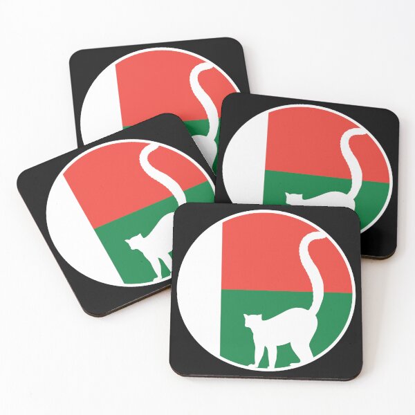 Item preview, Madagascar Lemur Malagasy National Animal Flag designed and sold by FlagX.