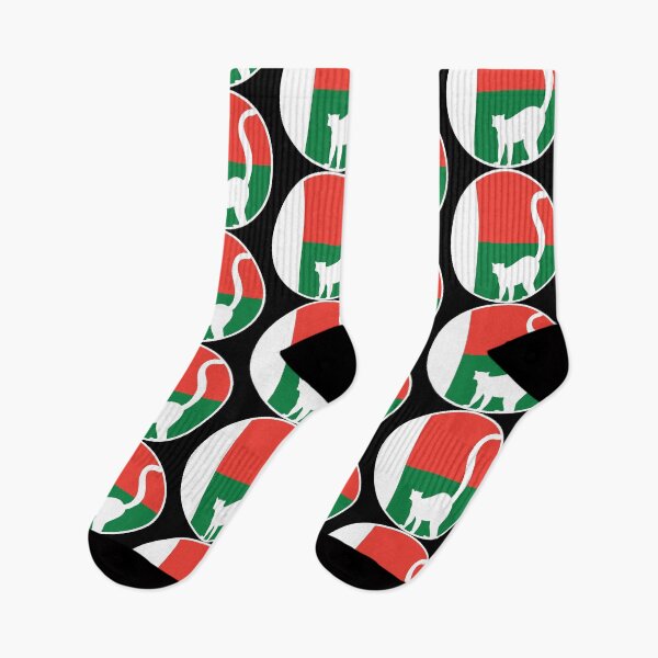Item preview, Madagascar Lemur Malagasy National Animal Flag designed and sold by FlagX.