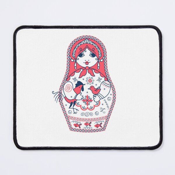 Item preview, Russian-style matryoshka doll. Based on the Mezen painting designed and sold by Olga Matskevich.