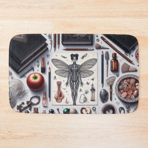 Item preview, Fairy Dark Academia Knolling #1 designed and sold by DragonsPetals.