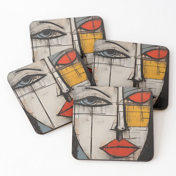 Item preview, Beautiful Face Abstract Art designed and sold by sheprint.