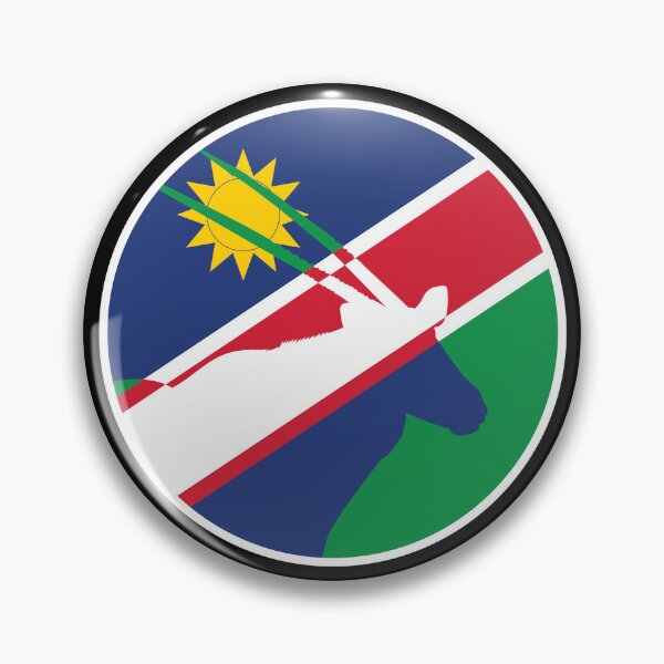 Item preview, Namibia Gemsbok Namibian National Animal Flag designed and sold by FlagX.