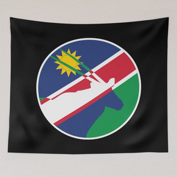 Item preview, Namibia Gemsbok Namibian National Animal Flag designed and sold by FlagX.