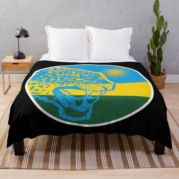 Item preview, Rwanda Leopard Rwandan National Animal Flag designed and sold by FlagX.