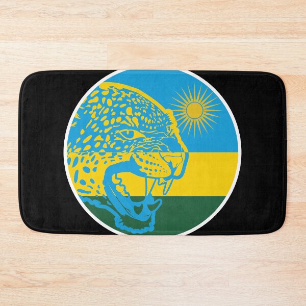 Item preview, Rwanda Leopard Rwandan National Animal Flag designed and sold by FlagX.