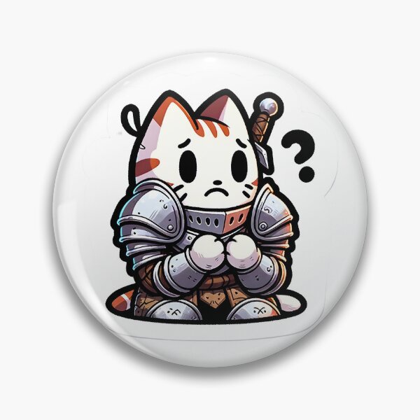 Item preview, Anxious warrior cat  designed and sold by VividDripCo.