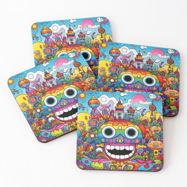 Item preview, psychedelic skull designed and sold by Ricardo Rodríguez Pérez.