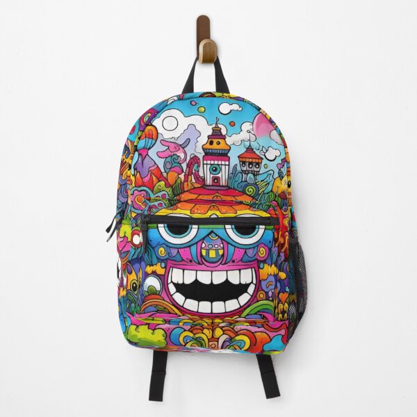 Item preview, psychedelic skull designed and sold by Ricardo Rodríguez Pérez.